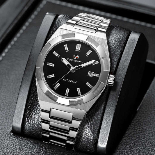 Forsining Luxury Men's Watch Automatic Stainless Steel 
