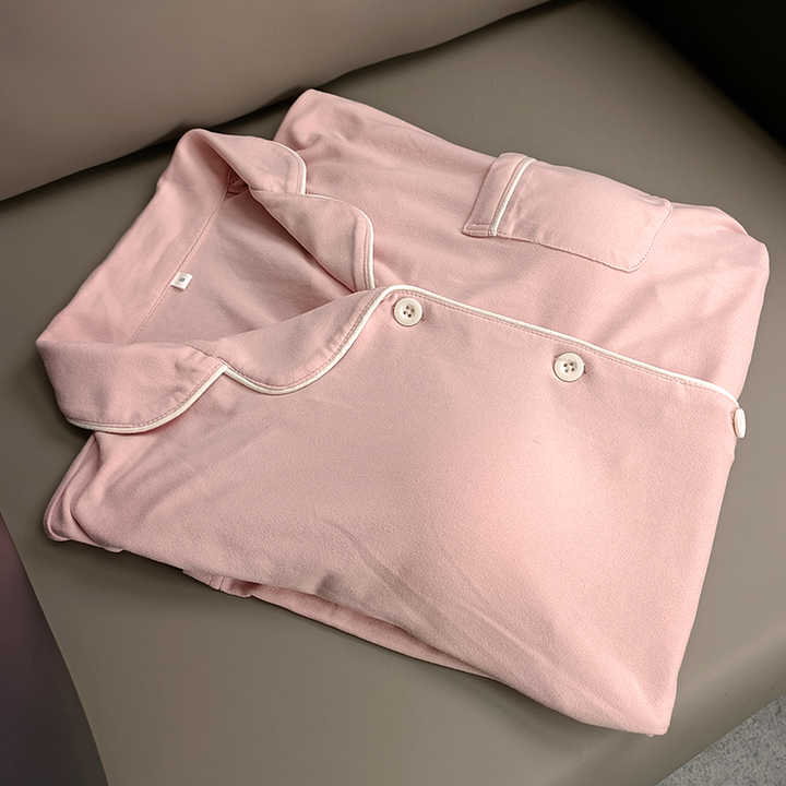 بيجامة نوم نسائية كم طويل