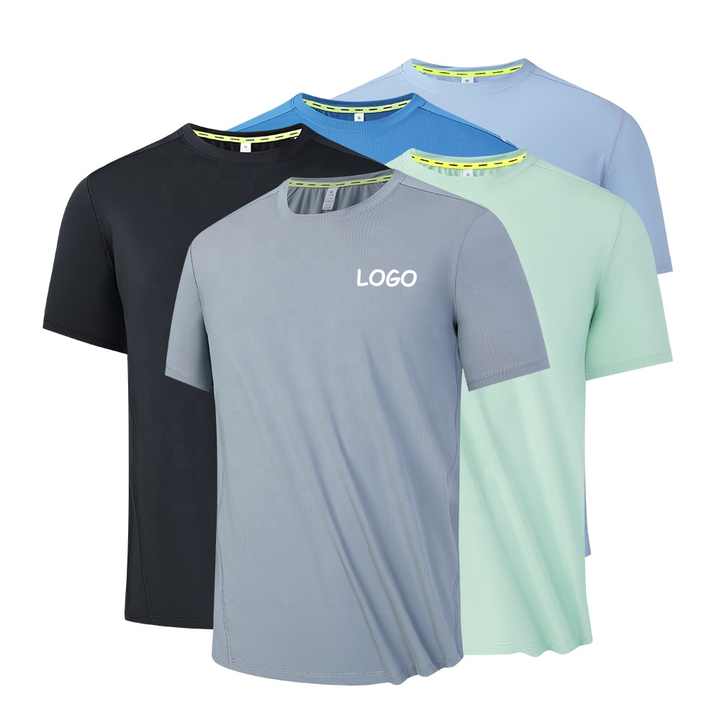 Men's High Neck Designer T-Shirt 