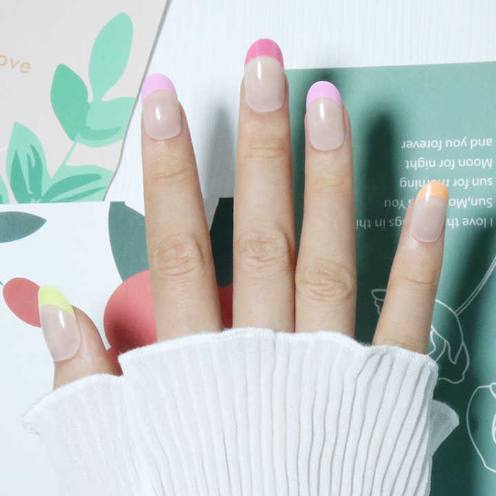 Oval Shape French Tips Press 