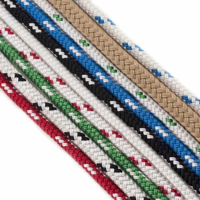 حبل مضفر من البولي بروبيلين عالي الجودة، مكون   .High-quality 16-strand polypropylene braided rope