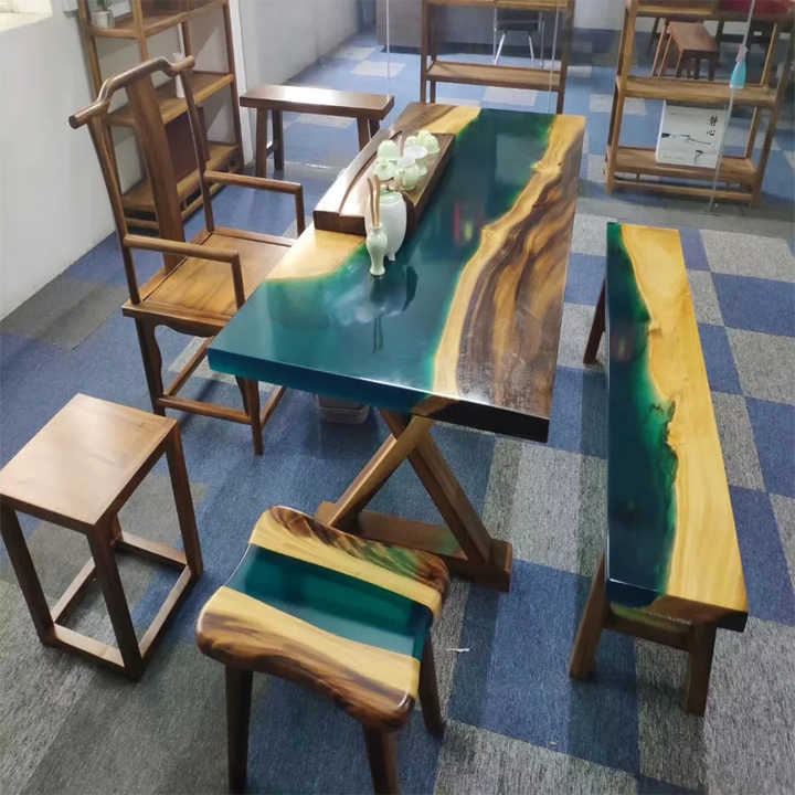 طاولة إيبوكسي خشبية - Modern Design Epoxy Wood