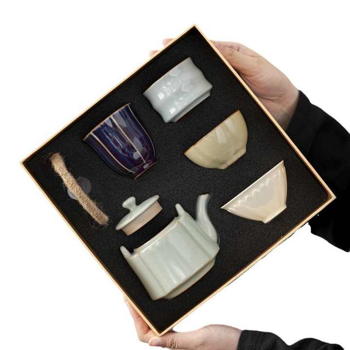 Five Celebrity Ceramic Tea Set 