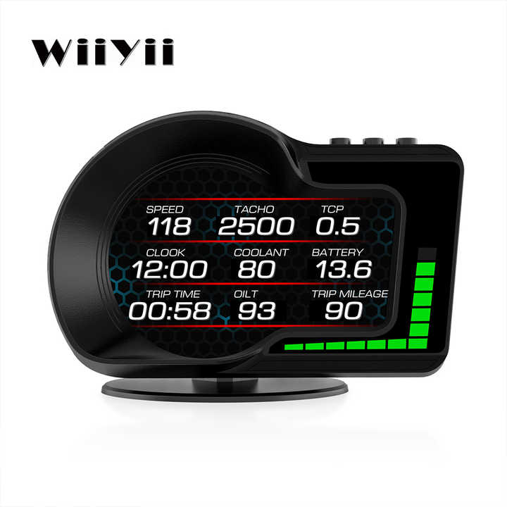 Car Diagnostic Tool, WiiYii Car OBD2 GPS LCD HUD 