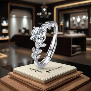 Laurel silver ring 