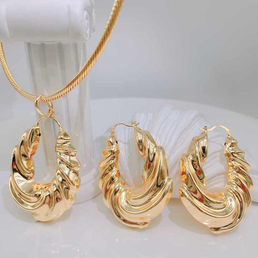 Yulaili Trend Fashion Jewelry Copper Alloy Jewelry Set 