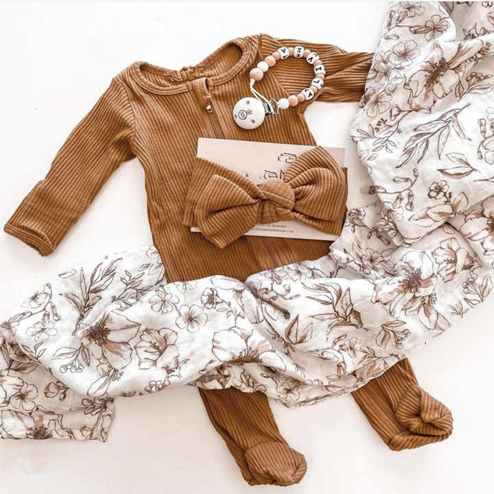 Baby Boys Girls Long Sleeve Knitted Romper 
