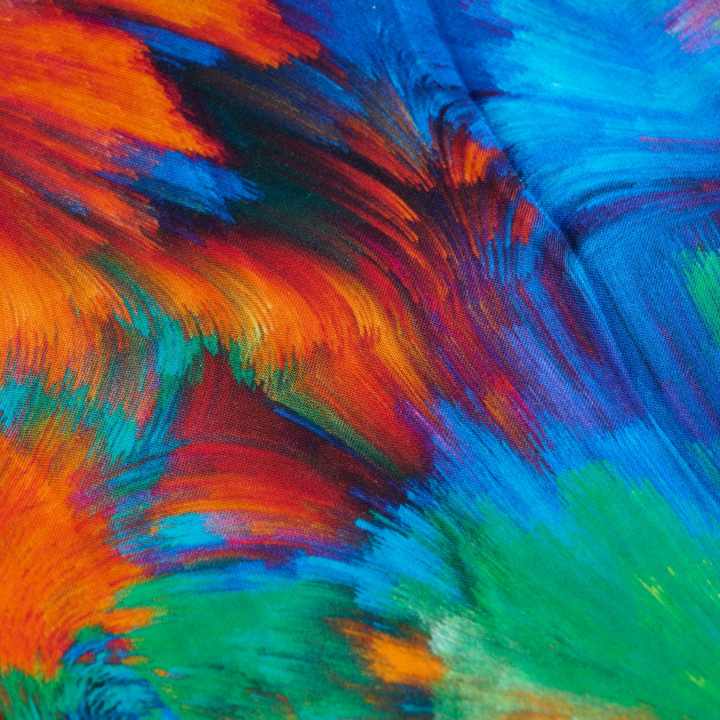 High Quality Rayon Fabric Voile Print 