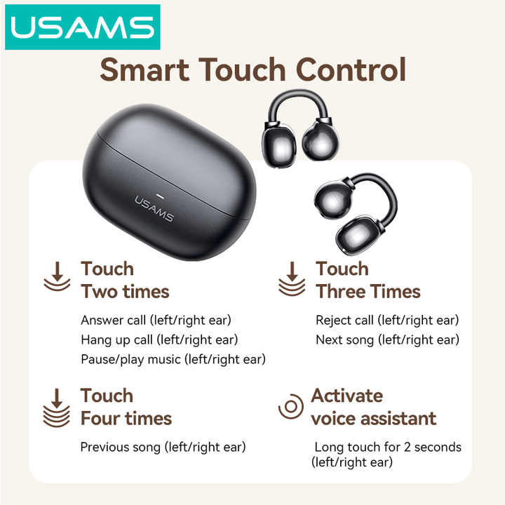 Wireless sports earphones 