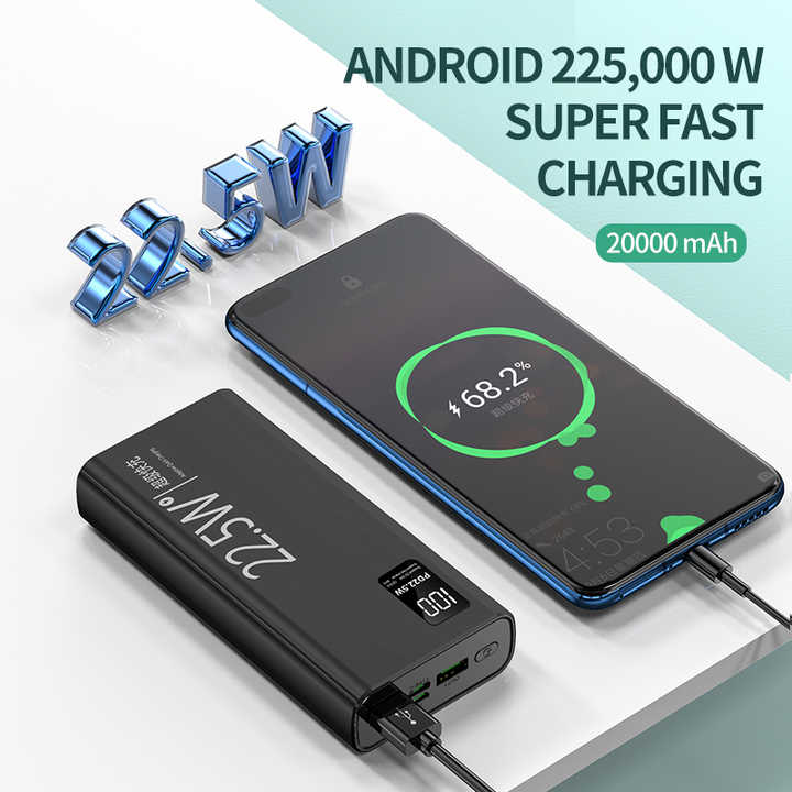 بطارية متنقلة فائقة السرعة . Power Bank, Large