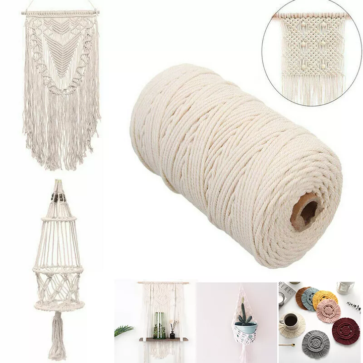 Macrame Plant Hanging Kit 