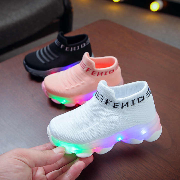 Girls' LED Light Sneakers