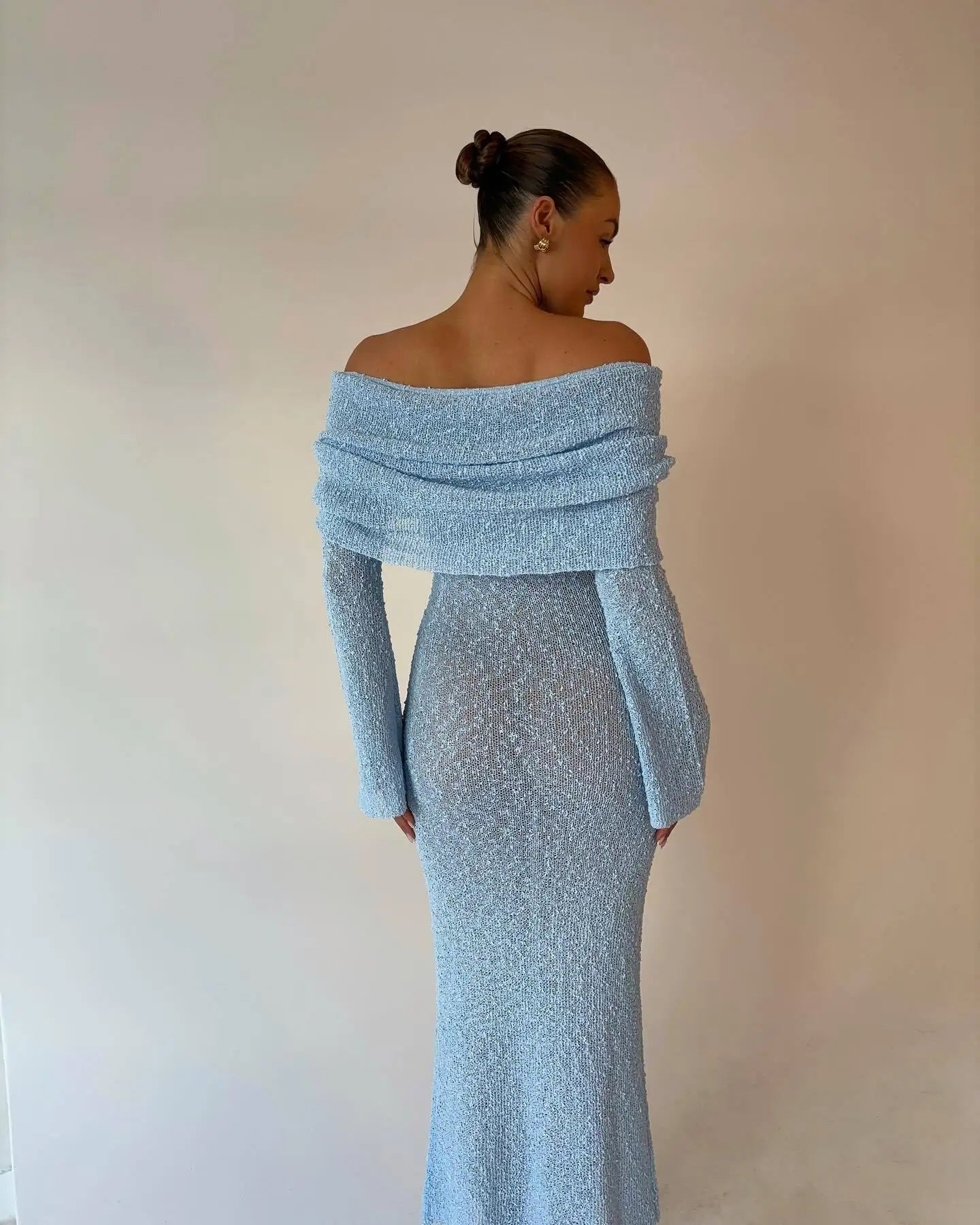 Tulle maxi dress
