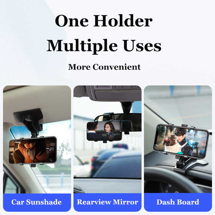 2022 Wholesale 360 ​​Degree Multifunctional Rearview Mirror. 