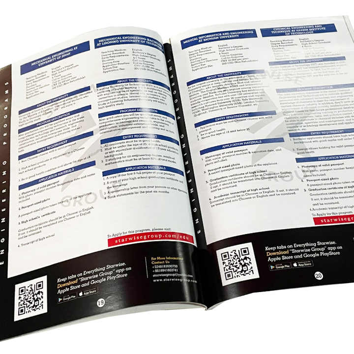 Custom cheap, full color glossy paper, book printing 
