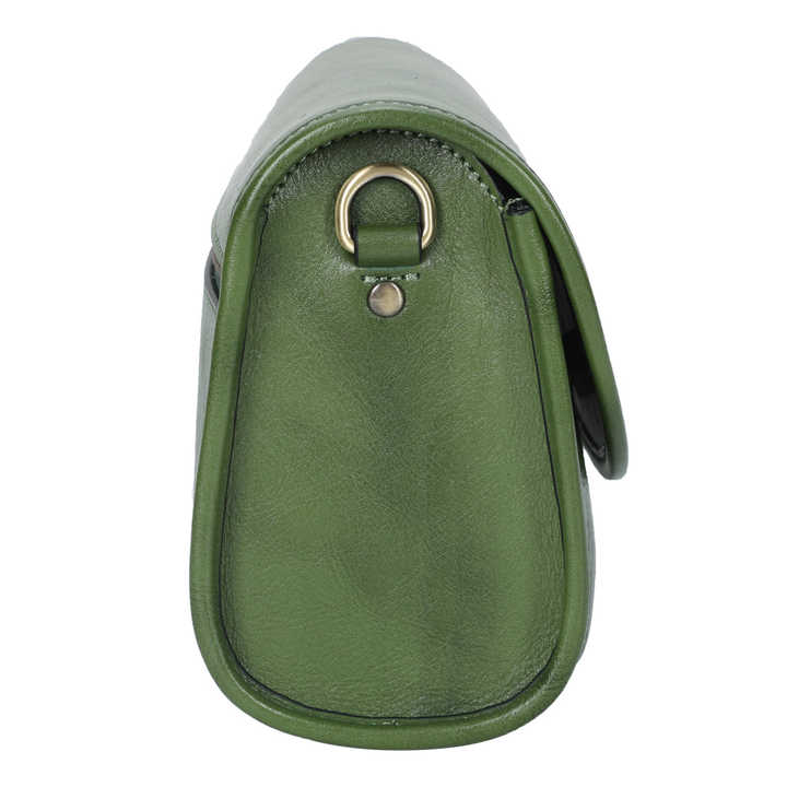 Women's shoulder bag made of natural cowhide 
