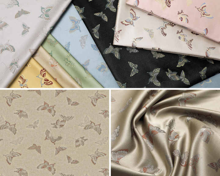 New Chinese Jacquard Fabric Made of Polyester 