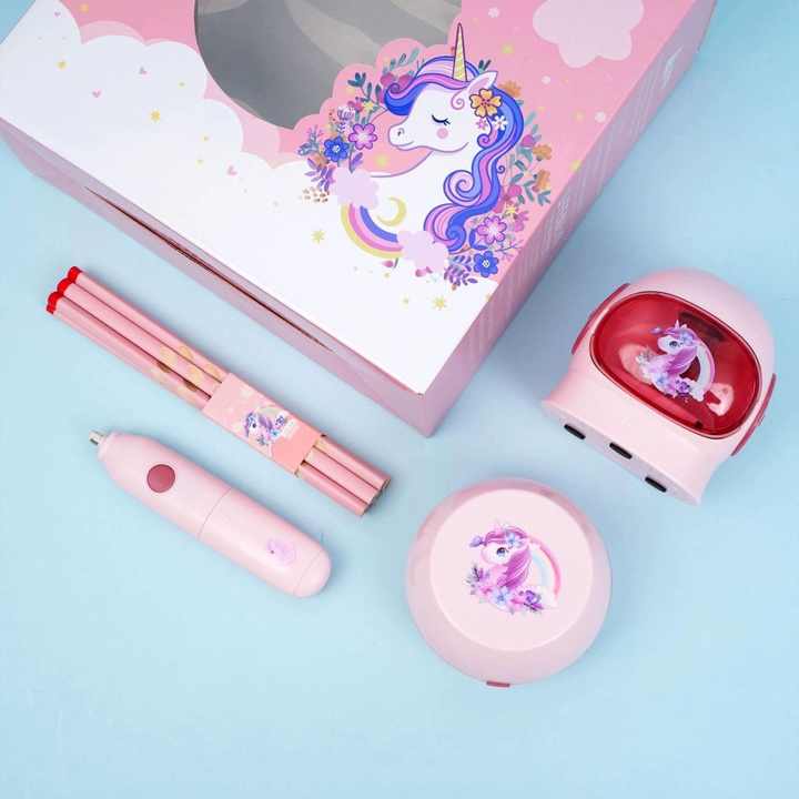 Kids Art School Supplies Stationery Set Electric Pencil 