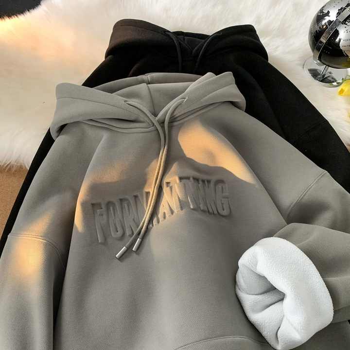 Custom Thick Baggy Drop Plain Wholesale Streetwear Men's Winter 3D Print Hoodie 