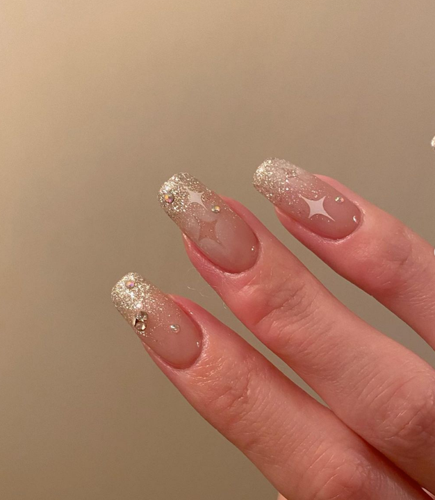 Hand Painted Gel Acrylic - Luxury 