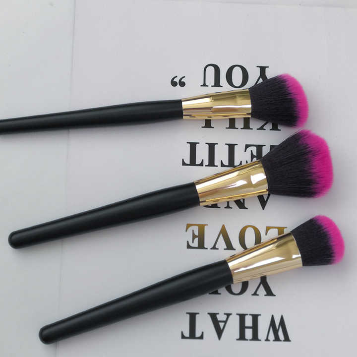 Makeup Brush Set مجموعة فرش مكياج نباتية، فرشاة أساس تجميلية