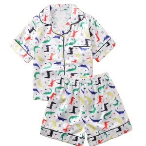 Boys' long-sleeved pajamas 