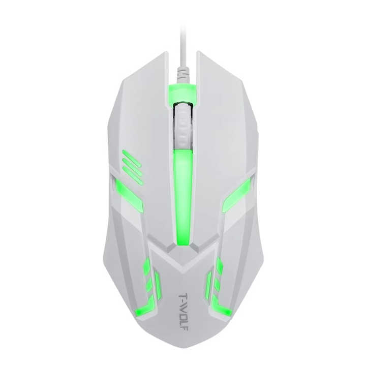 عرض رائع TF230 مجموعة ألوان قوس قزح 7 ألوان . Great Deal TF230 Rainbow 7 Color White Backlit