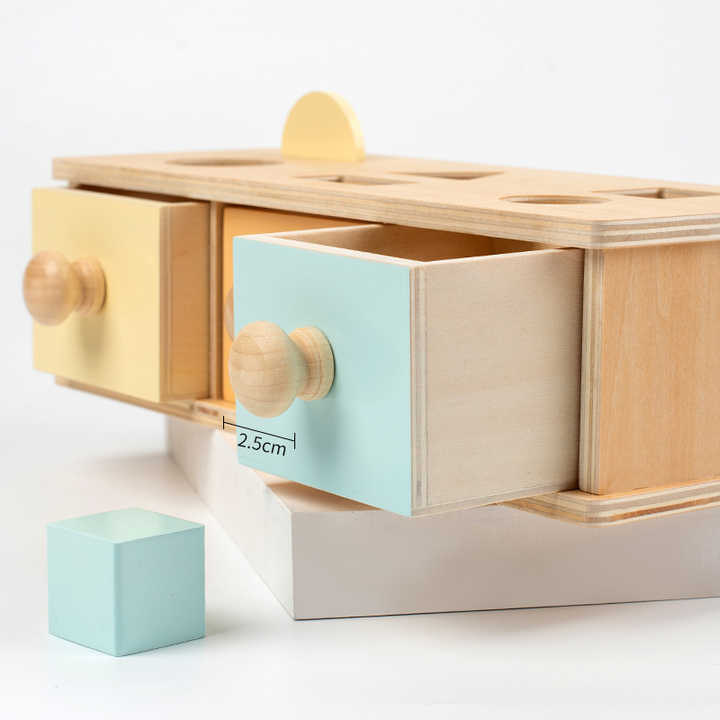New Object Permanence Box Montessori Teaching Aids. 