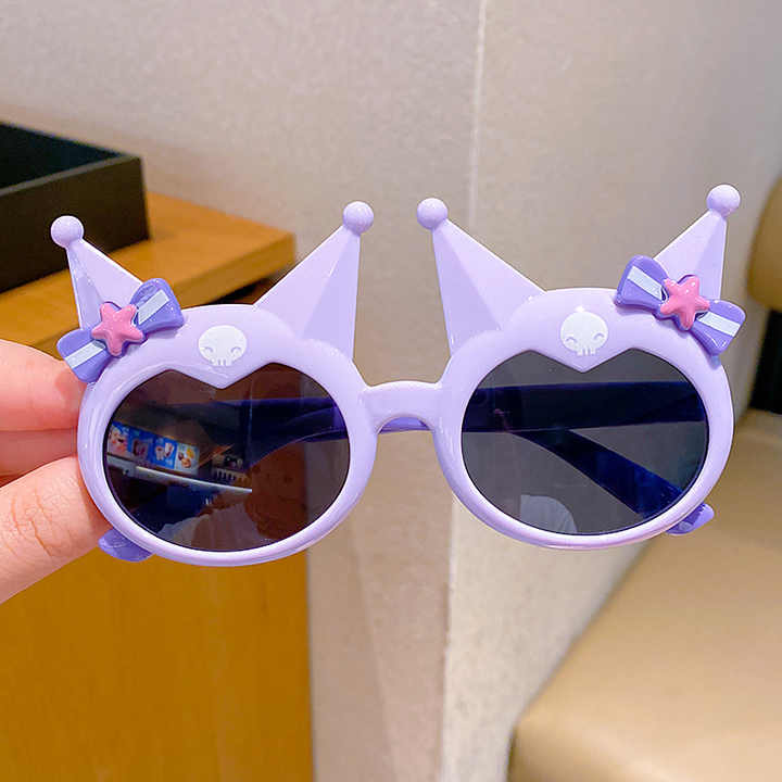 Cute Anime Design Kids Sunglasses for Girls 