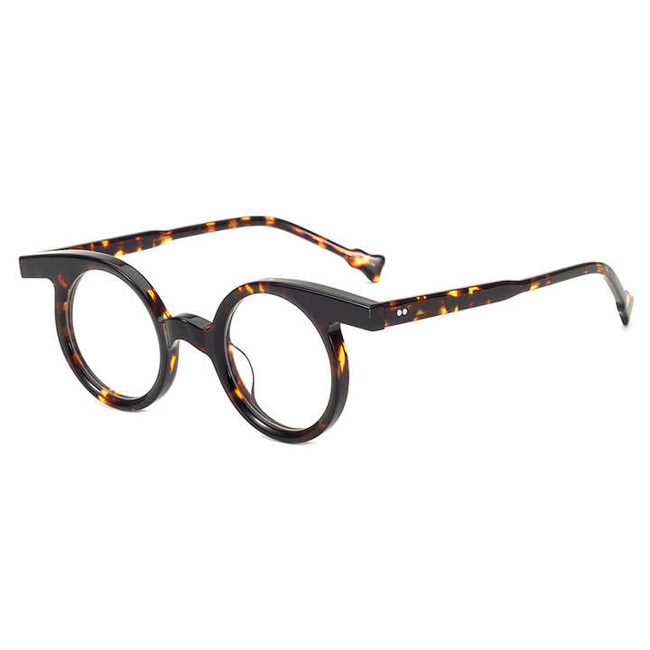 Round Exquisite Panel Factory Colored Sunglasses 