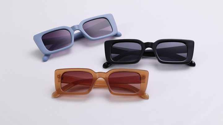 Square Frame Sunglasses - UV3 Protection, Women's Sunglasses 