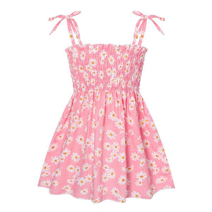 Customize floral summer dresses for girls with sleeveless vest skirt patterns, as well as girls printed princess dresses Customize floral summer dresses for girls with sleeveless vest skirt patterns, as well as girls printed princess dresses 