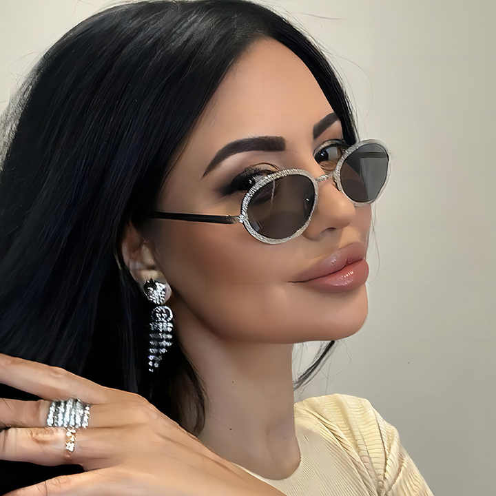 Sunglasses Gold Silve - Fashionable Women's Sunglasses 