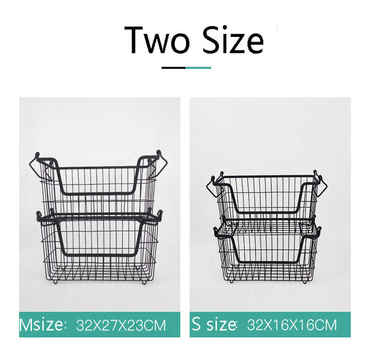 metal kitchen vegetable basket 