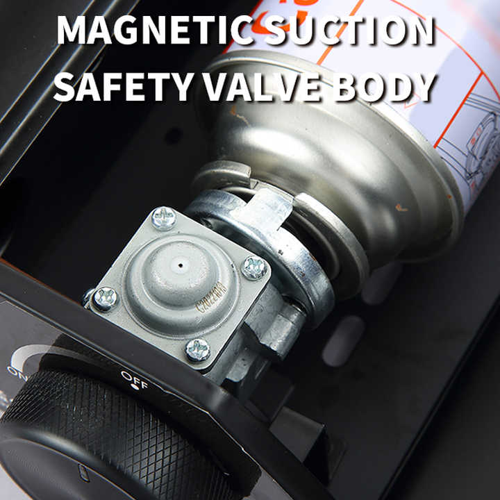 مبخرة غاز صغيرة للتنزه والتنزه في مخيمات التخييم في الهواء الطلق بيوتان محمول Portable Butane Gas Burner for Outdoor Hiking Camping Hiking Picnic