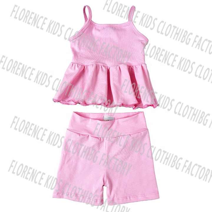 Chica Conjuntos Casual Summer-Summer Clothing Set 