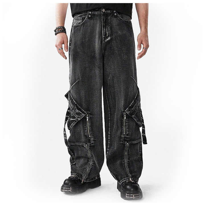 بنطلون رجالي جينز كارغو