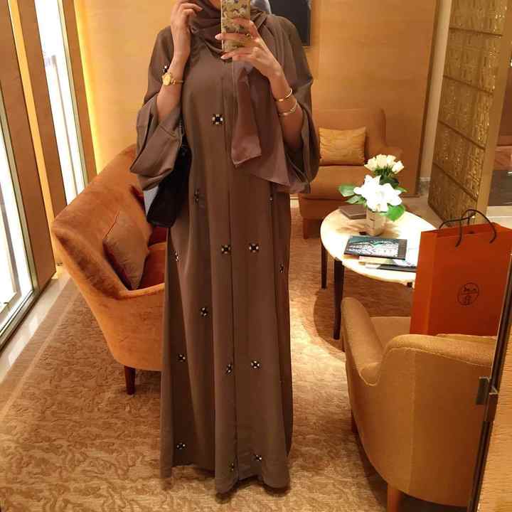 عباية بأكمام طويلة ملابس إسلامية ,Long Sleeve Abaya Islamic Clothing