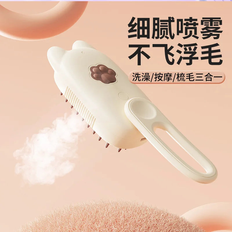 Pet Spray Massage Comb Cleaning Tools 