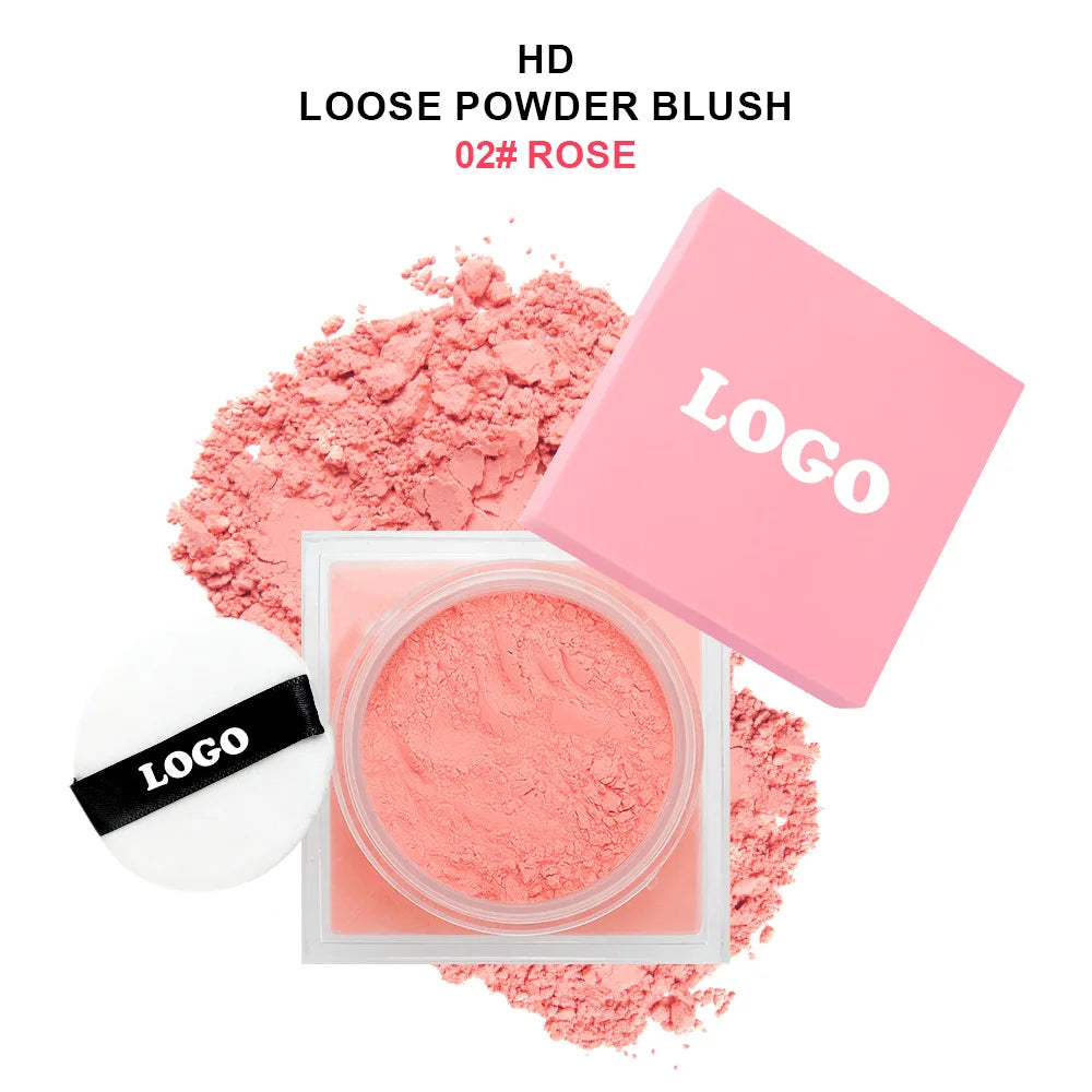 Matte pink face blush