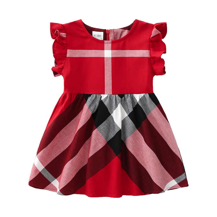 The 100% embossed cotton dress is suitable for summer. 