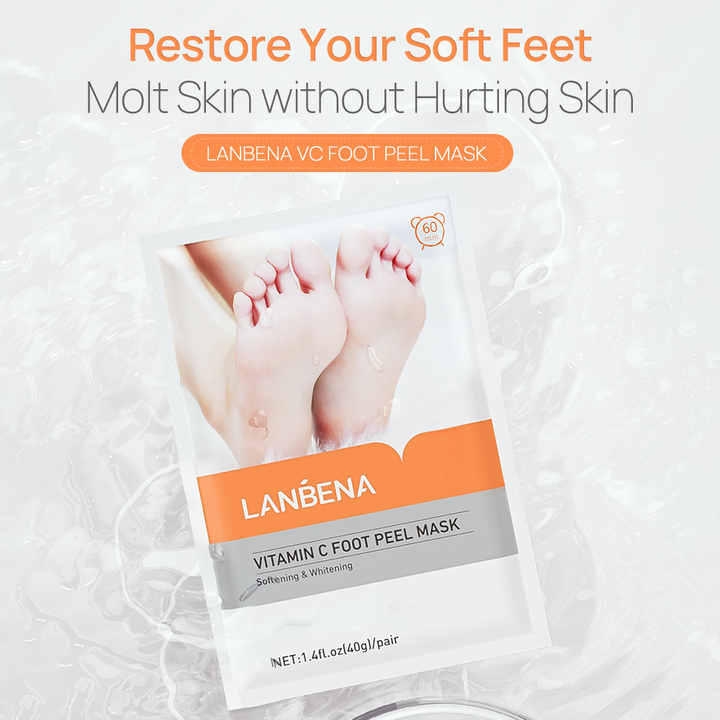 LANBENA Vitamin C Foot Peel Mask 
