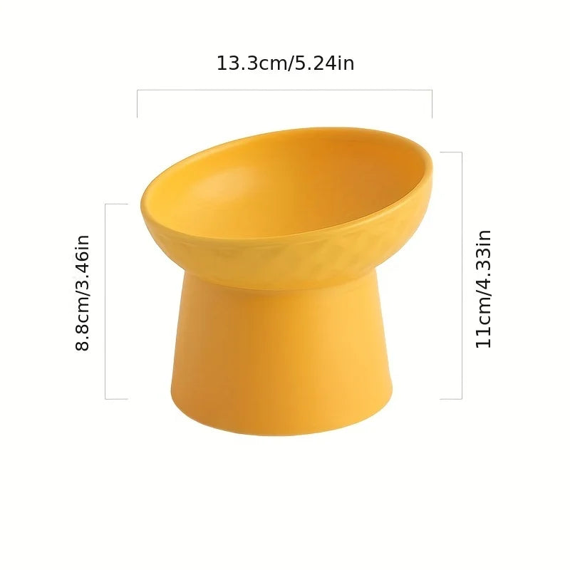 Ergonomic ceramic design with neck support angle - Bowls and feeders 