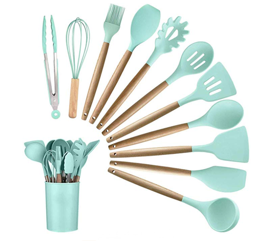 ملاعق خشبية مقاومة للحرارة- Heat-resistant wooden spoons