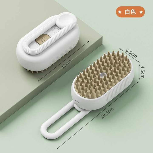3 in 1 Portable Electric Steamer Cat, Pet Deshedding Tool 