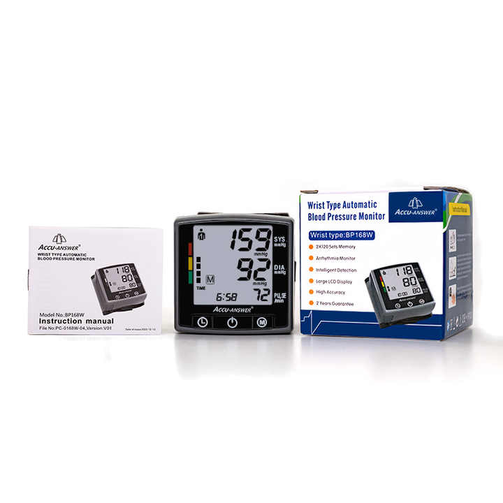 Automatic Wrist Blood Pressure Monitor OEM ODM LCD 