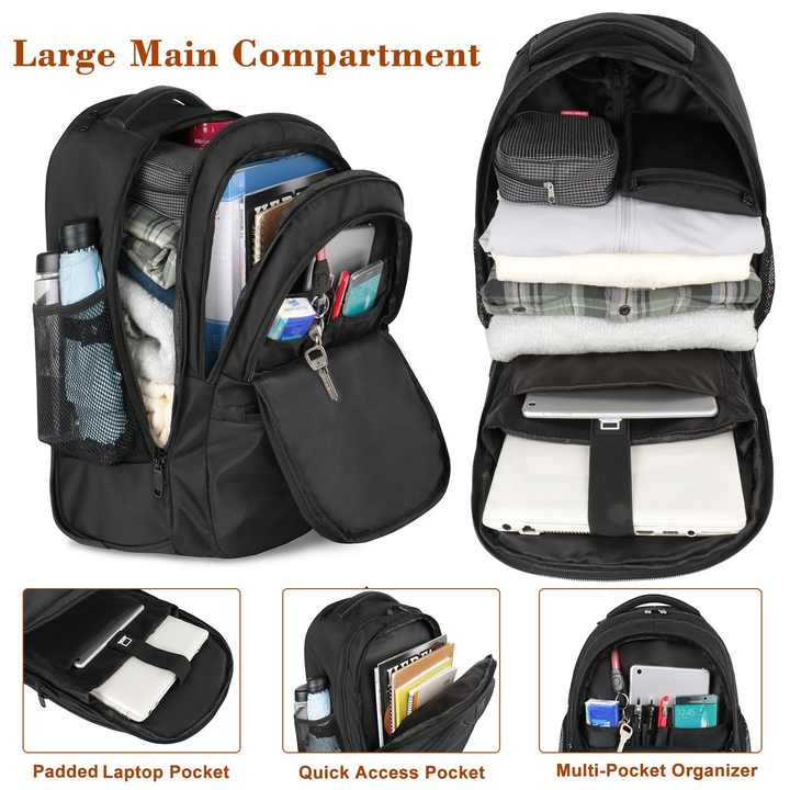 حقائب ظهر بعجلات للنساء والرجال وحقيبة ظهر للكمبيوتر