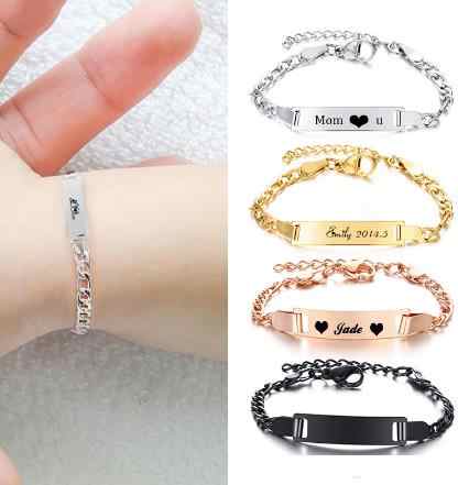 اكسسوارات أطفال سوار مخصص الكوبية ربط سلسلة سوار الإسورة