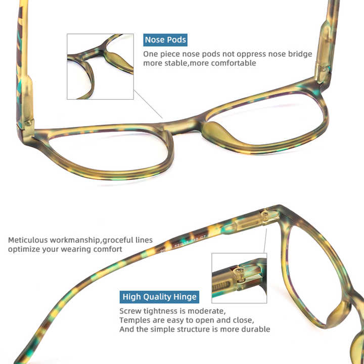 Wholesale Flexible Tr90 Round Glasses for Men and Women with Custom Logo Anti Blue Light Glasses Blue Light Blocking Glasses 