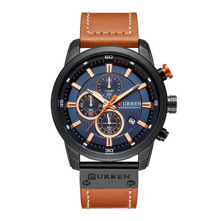 Curren 8291 Best Selling Men's Watch Leather Strap 